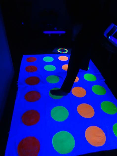 glow in the dark twister game